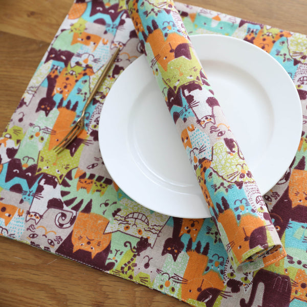 kitty placemat set of four