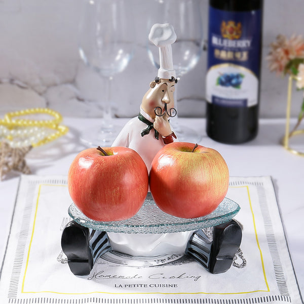 Chef Fruit Plate Ornament