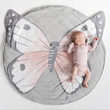 butterfly round baby blanket children play mat