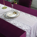 The Royal Lux Purple Velvet Tablecloths