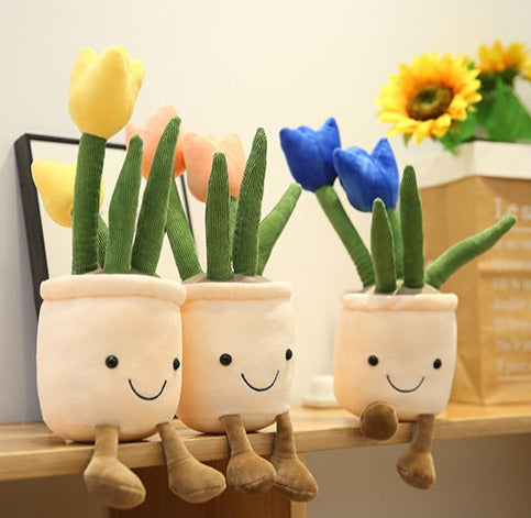 Tulip Plush Soft Toys Decoration