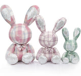 Fabric Rabbit Soft Toys Decoration 3 Colours