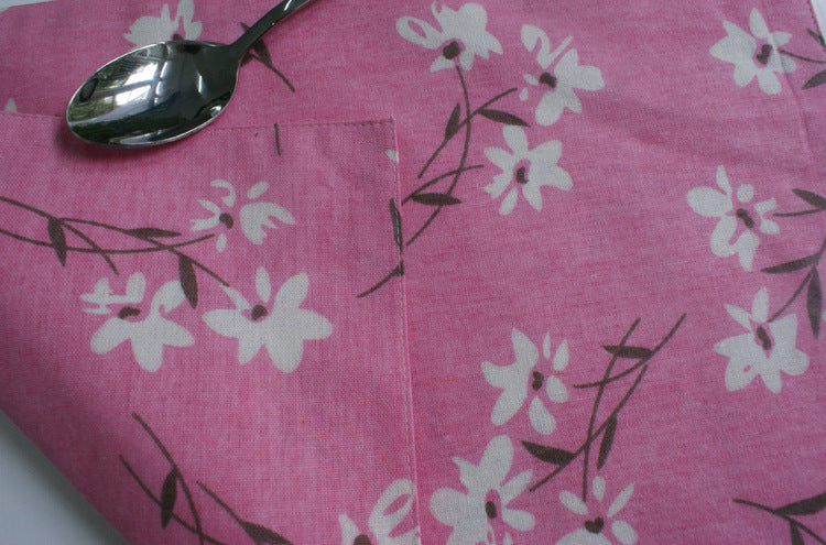 pink floral placemat set of four