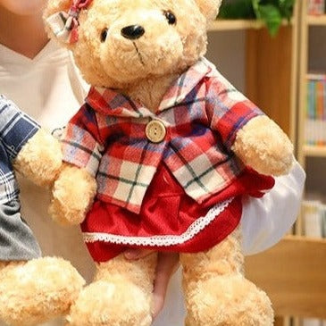 Classic Dressed up Couples Teddy Bear Soft Toys Decoration