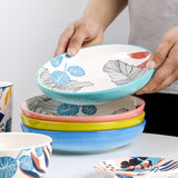 Summer Crush Collection Ceramic Art Plates Set