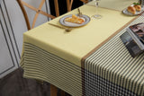 Classic Yellow Tartan Tablecloths 880