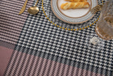 Classic Pink Tartan Tablecloths