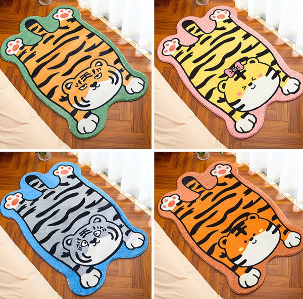 Fun Tiger rug 4 styles